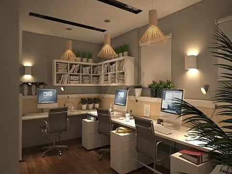 تصميم وتشطيب مكاتب موظفين بالمعادي